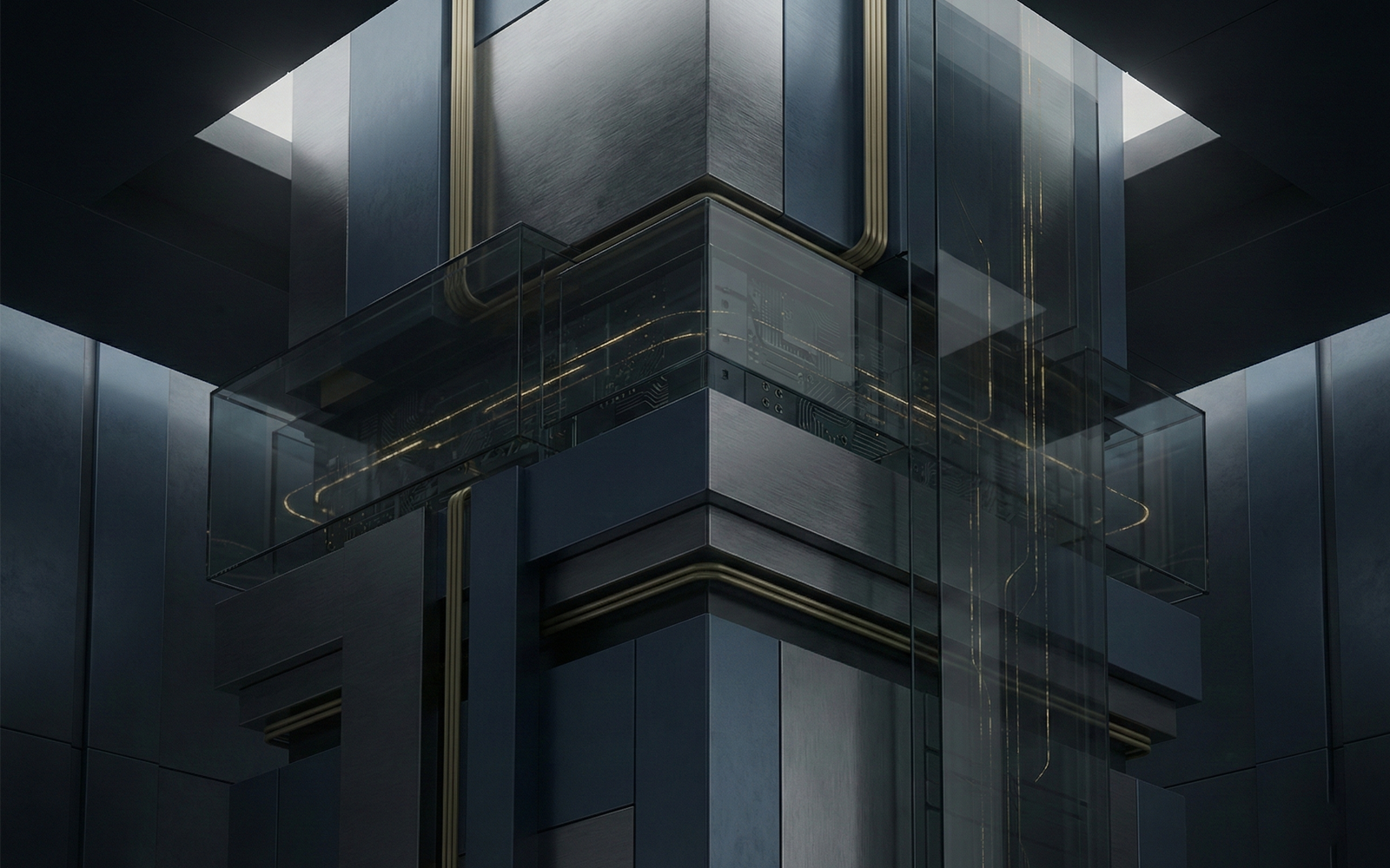 Professional AI Interface dashboard showing data analytics